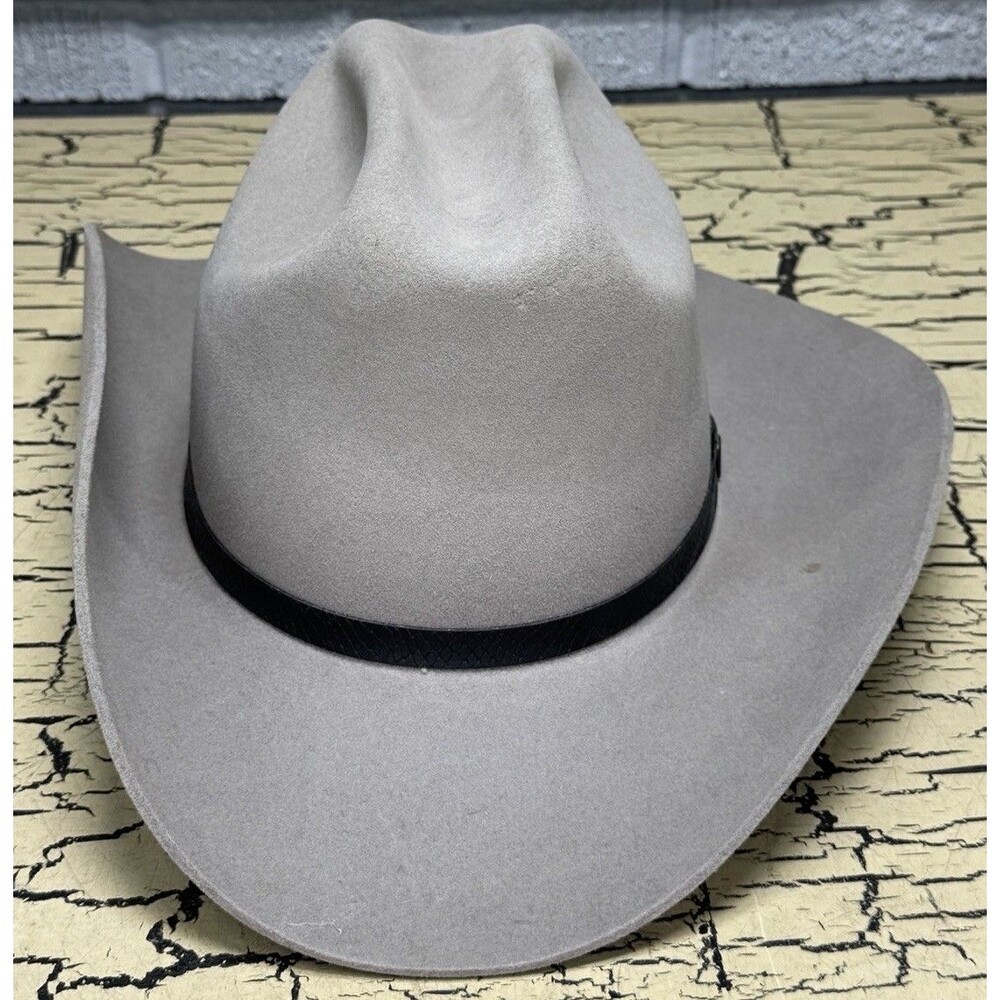 VTG Sheplers Dyna Felt Fur Blend Western Mens Cowboy Hat Size 7 USA - Picture 16 of 16